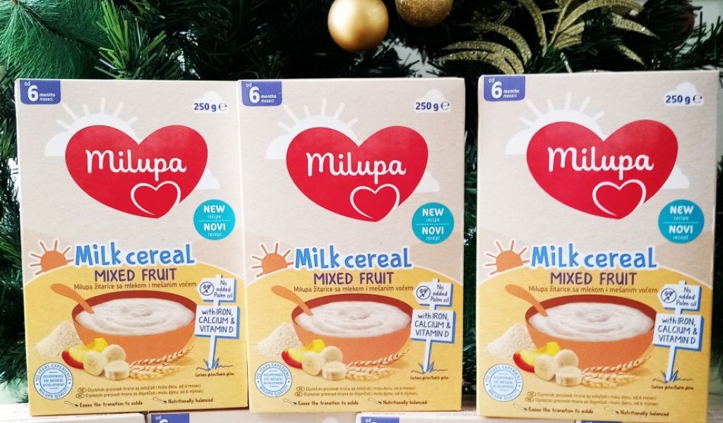 Donation of Milupa cereals for children in family care